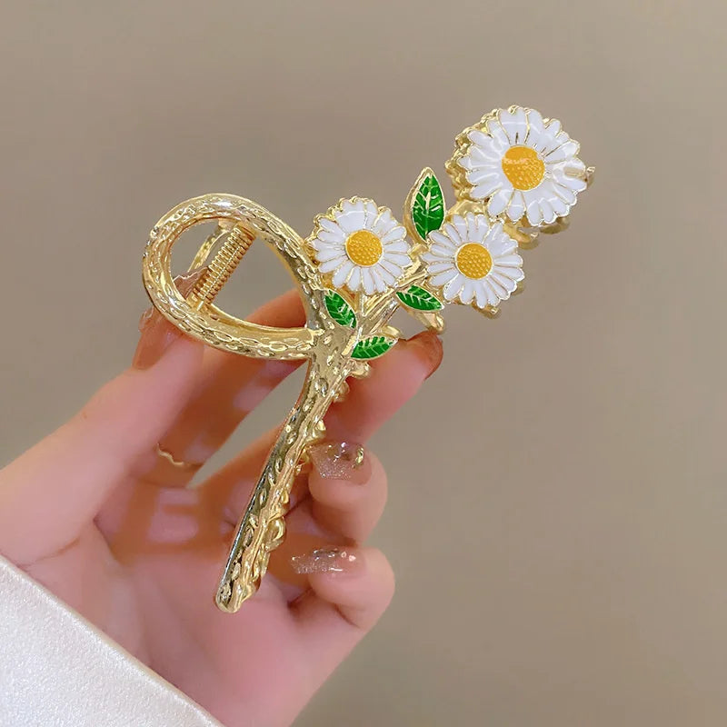 New Sweet Flower Durian Hair Claw Clip