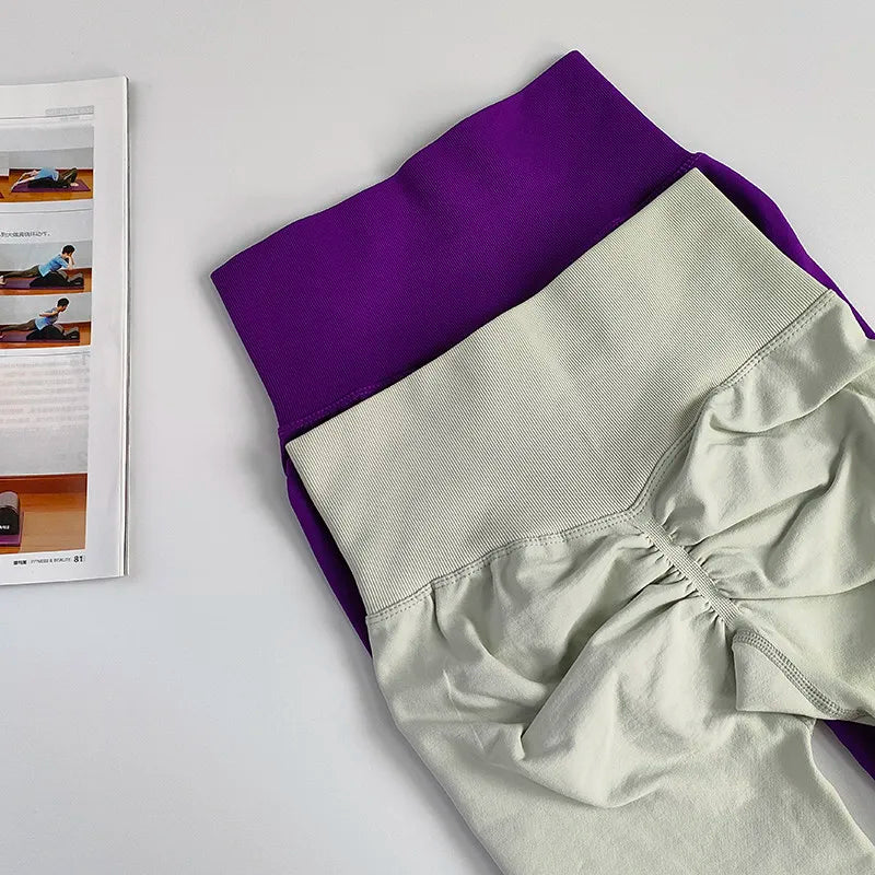 Women's Seamless Yoga Suit High Waist Sports Bra &amp; Leggings Gym Set