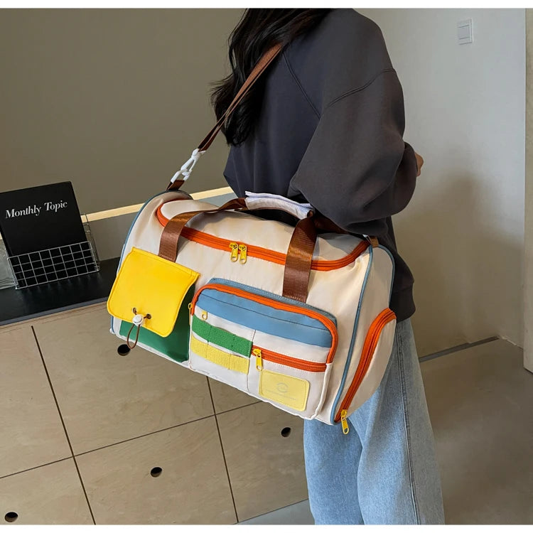 Travel Bag, Duffel Bag Cosmetics Bag, Professional Fitness Bag for Women