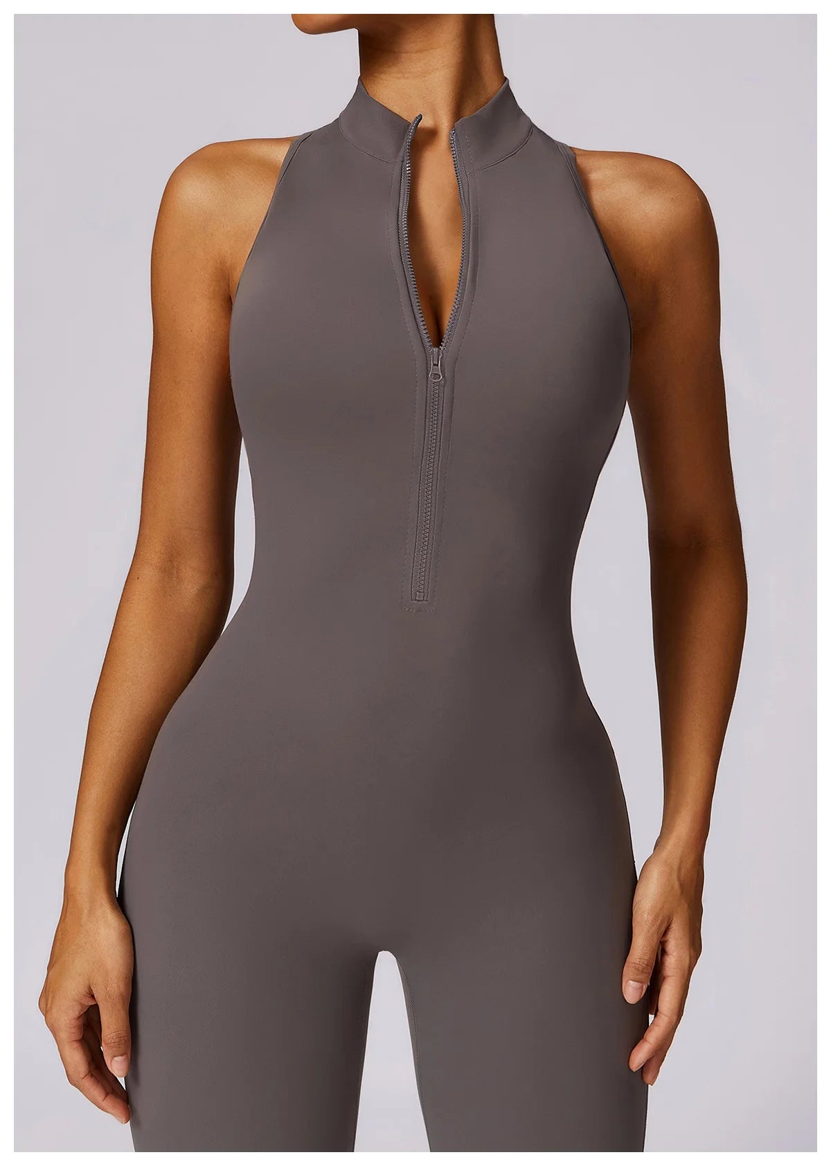 V-Back One-Piece Women’s Sports Jumpsuit