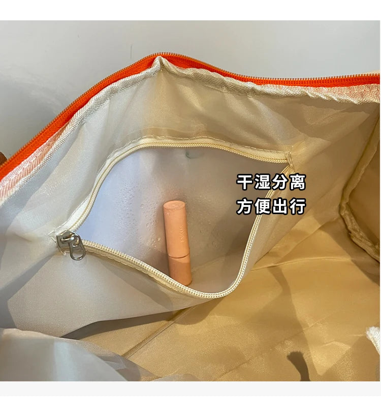 Travel Bag, Duffel Bag Cosmetics Bag, Professional Fitness Bag for Women