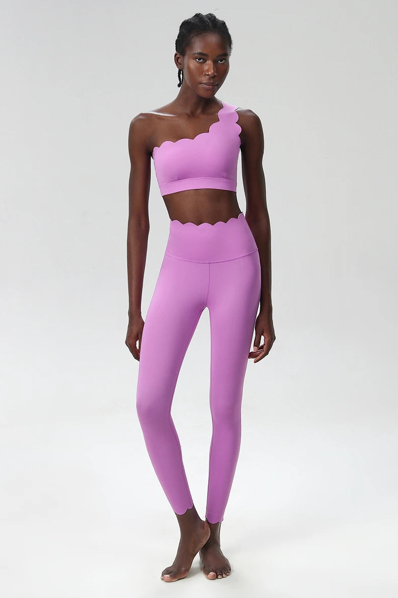Soft Running Gym Suit Breathable Quick Dry Sportswear Female Strwetchy Workout Clothes