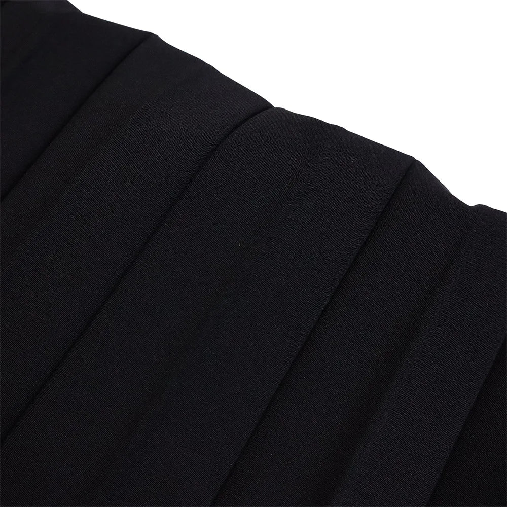 Elegant Tow Piece Set Women Outfit Backless Top