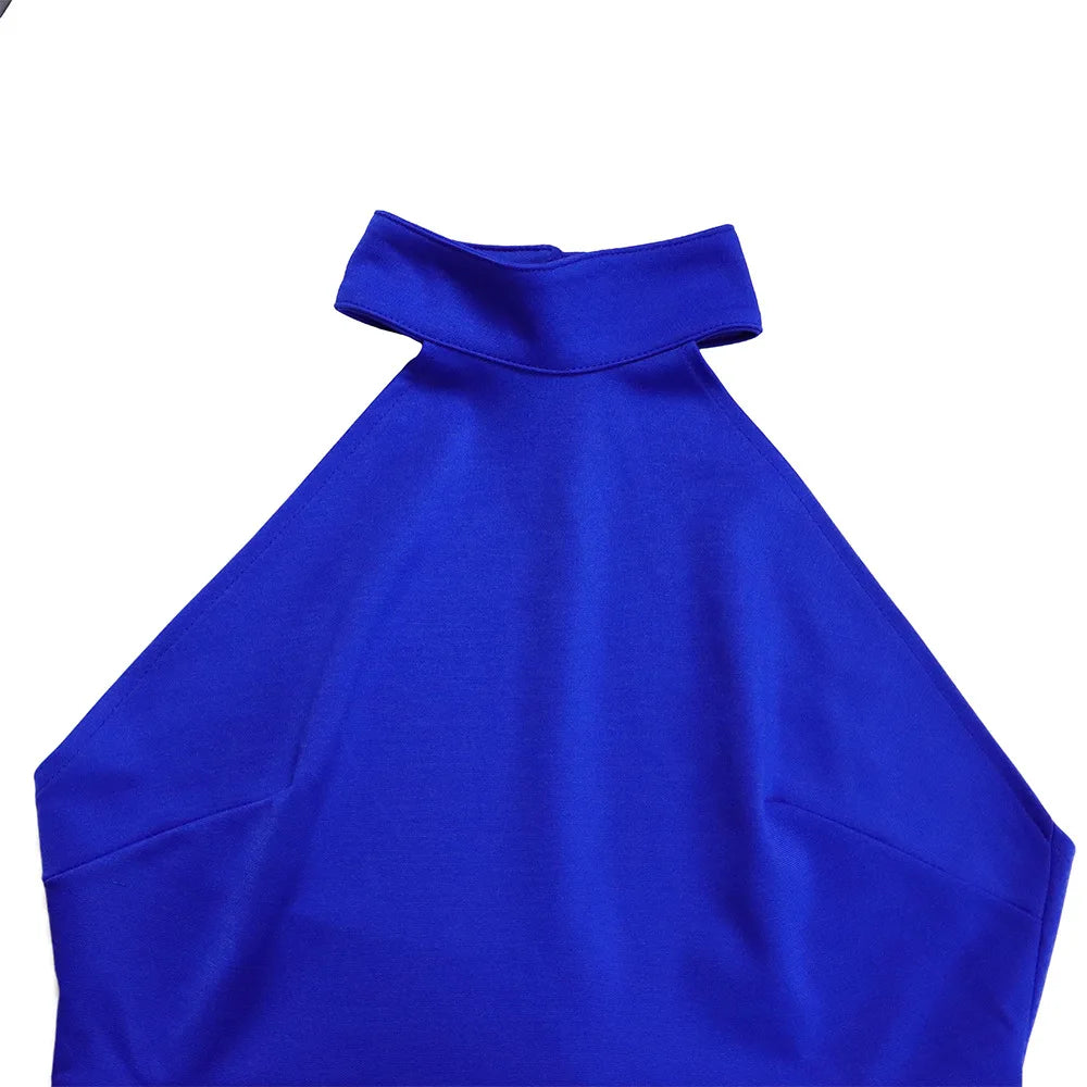 Elegant Tow Piece Set Women Outfit Backless Top