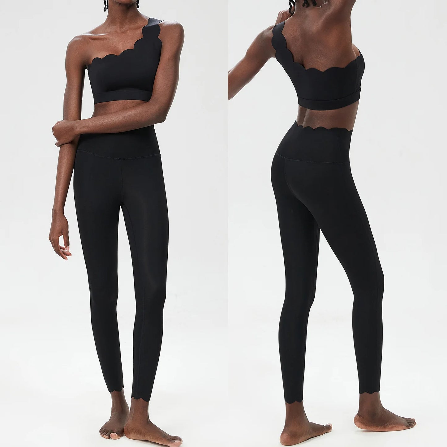 Soft Running Gym Suit Breathable Quick Dry Sportswear Female Strwetchy Workout Clothes