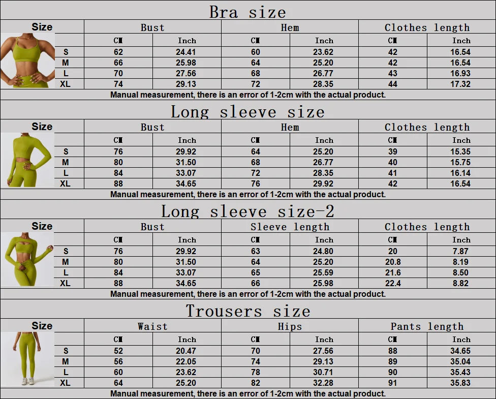 Women's Sportswear Yoga Set Workout Clothes Athletic Wear Sports Gym Legging