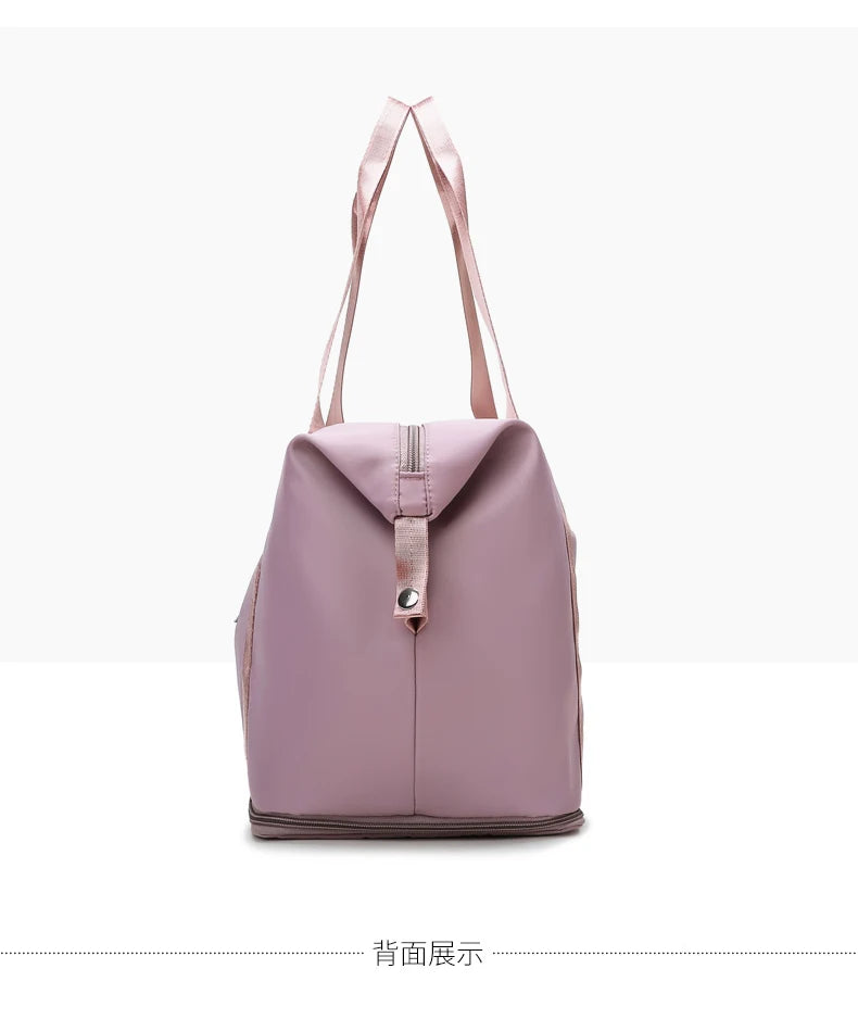 Travel Duffle Bag Nylon Waterproof Sports Gym Tote Bags for Women