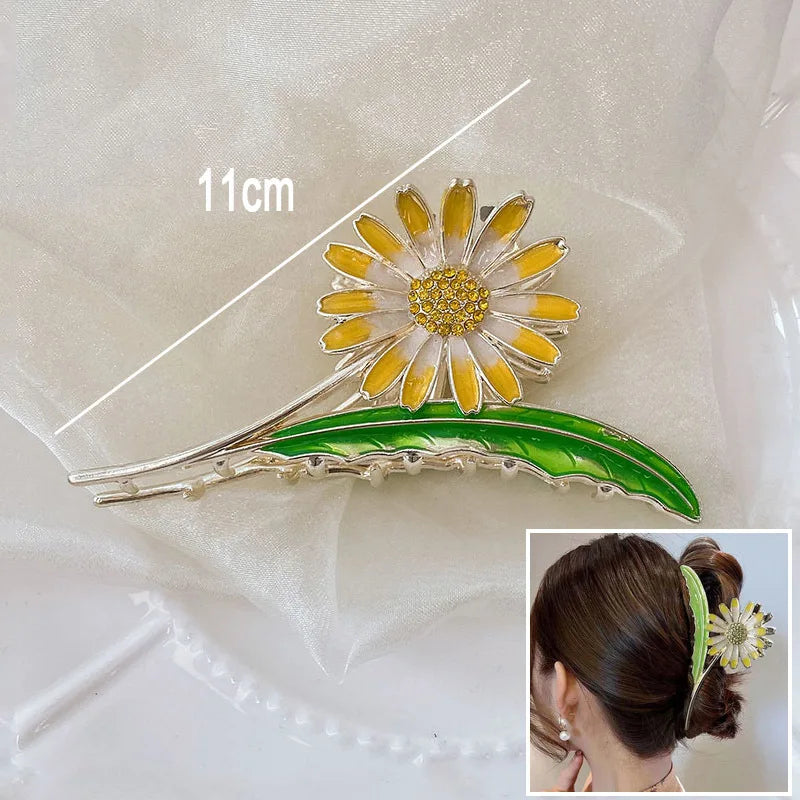 New Sweet Flower Durian Hair Claw Clip