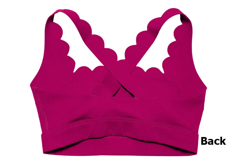 Women’s Solid Color Gym Suit – Two-Piece Super Stretch Fitness &amp; Yoga Set