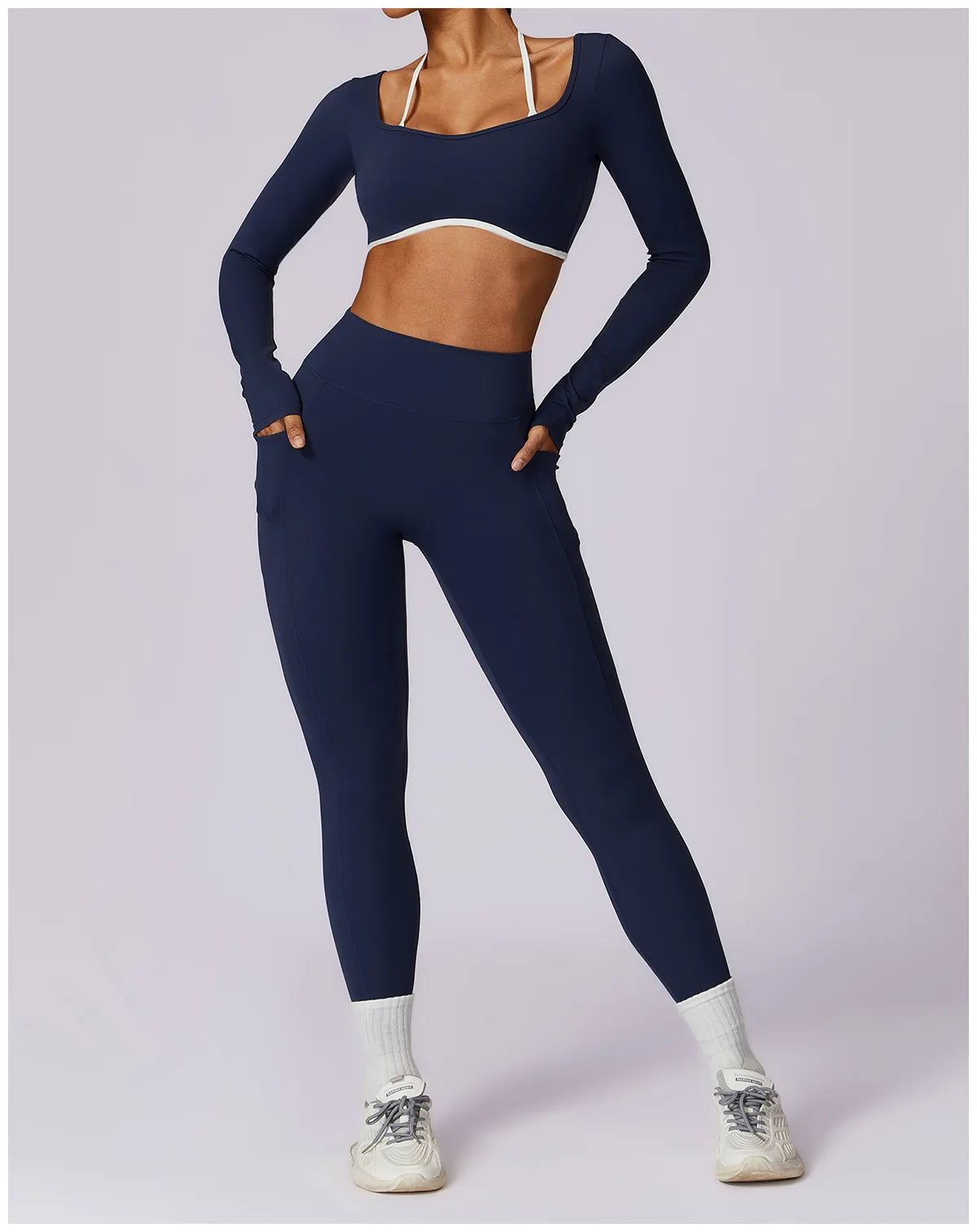 Yoga Set 2PCS Women Sportswear Push Up Workout Clothes