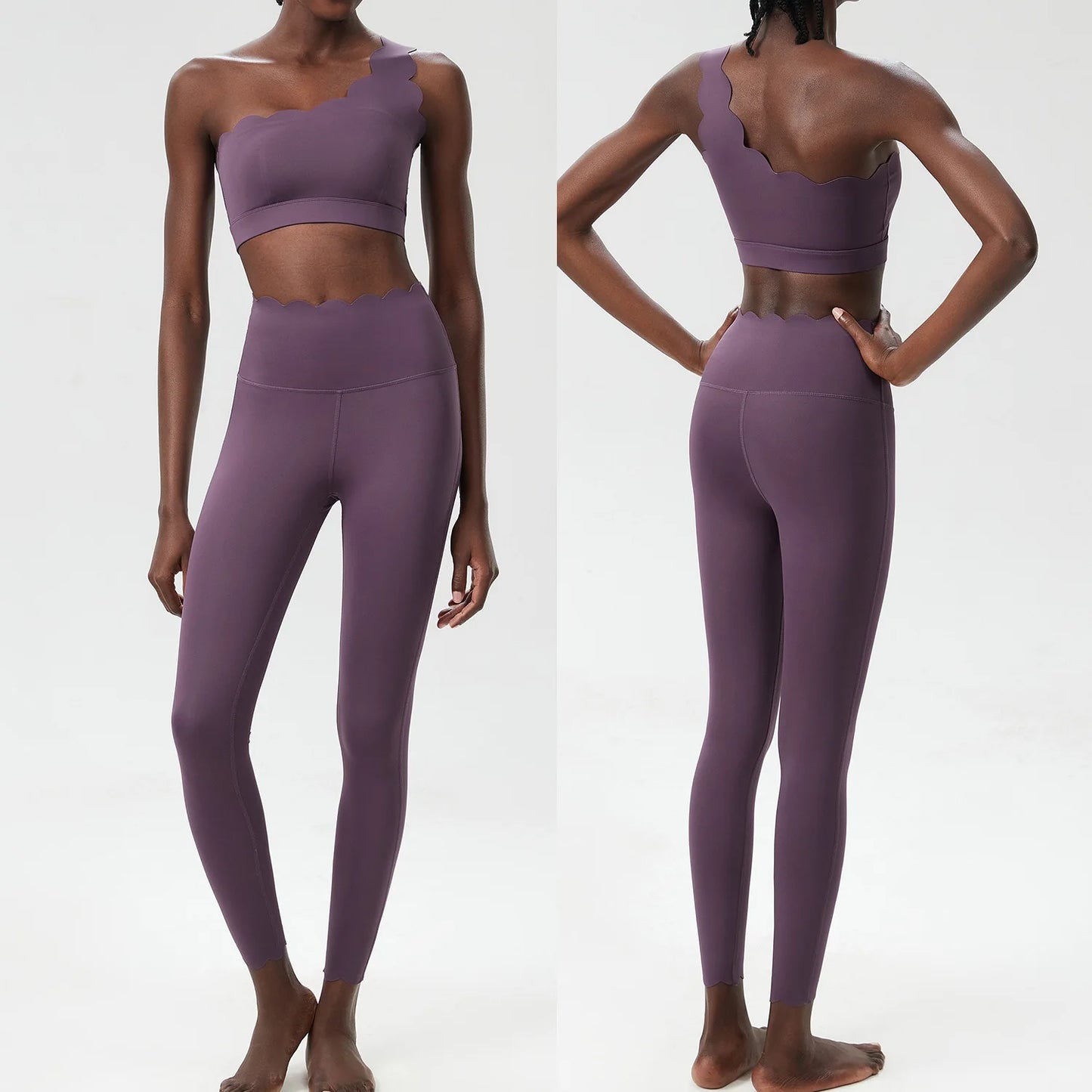 Soft Running Gym Suit Breathable Quick Dry Sportswear Female Strwetchy Workout Clothes