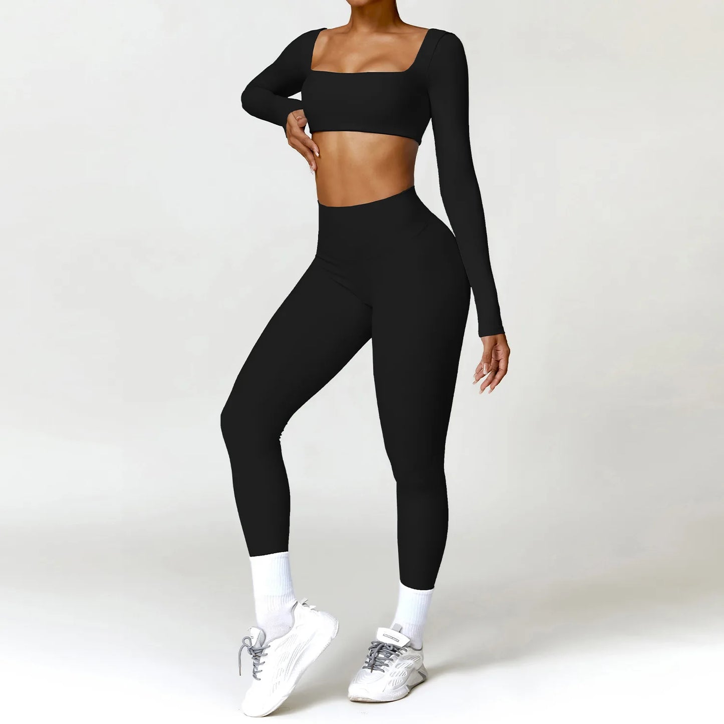 2PCS Women’s Quick-Dry Yoga &amp; Gym Set