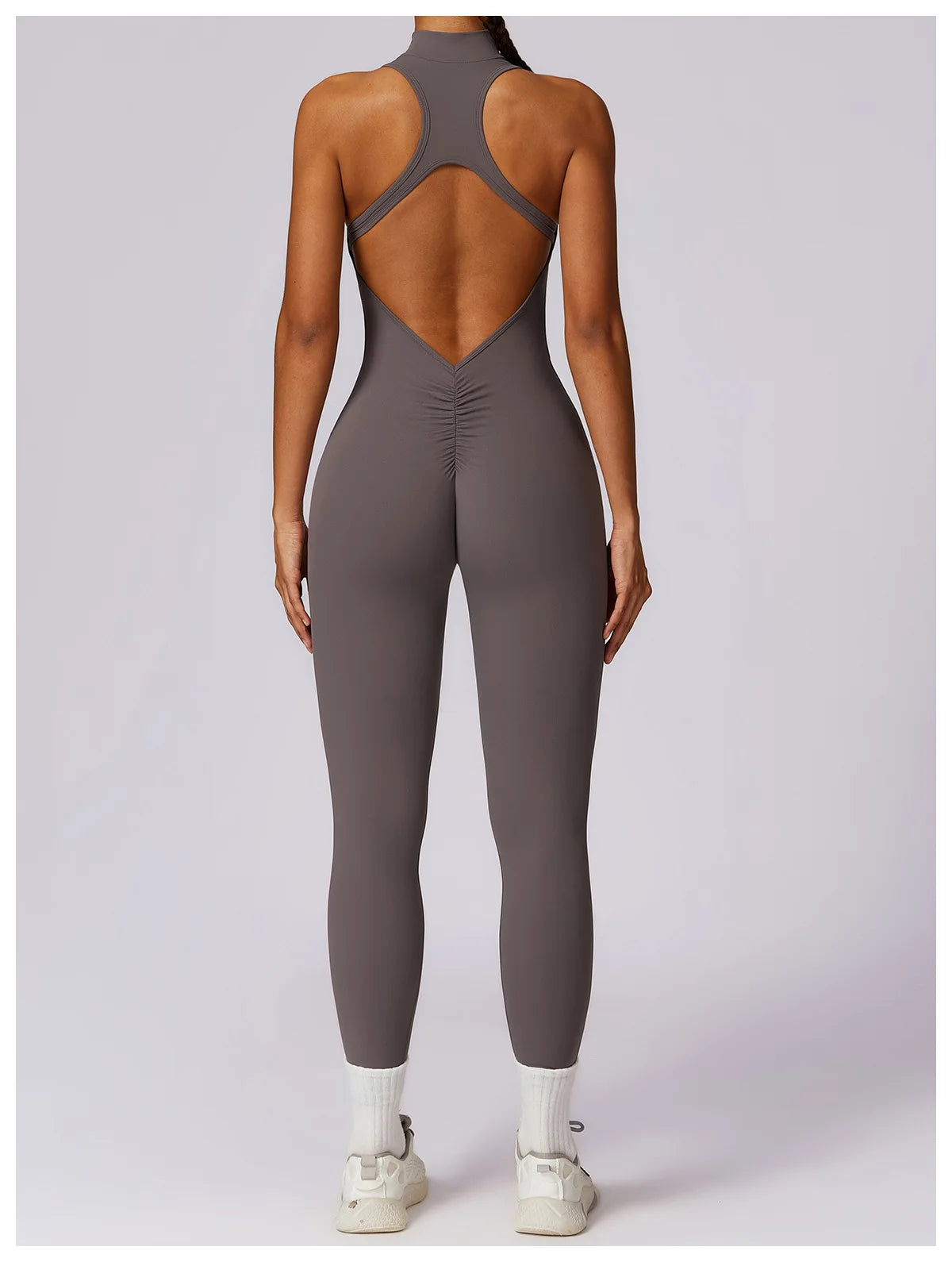 V-Back One-Piece Women’s Sports Jumpsuit