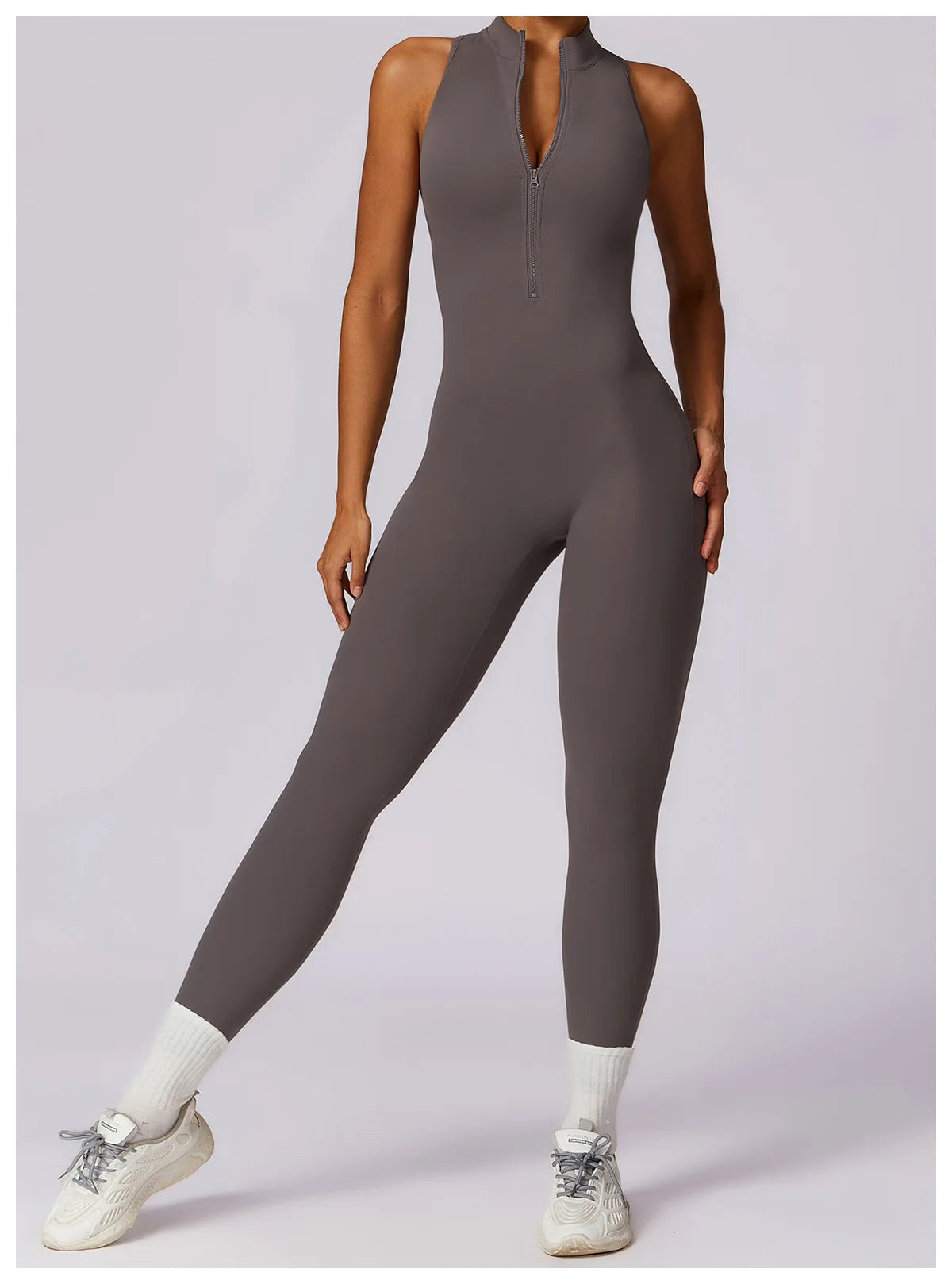V-Back One-Piece Women’s Sports Jumpsuit