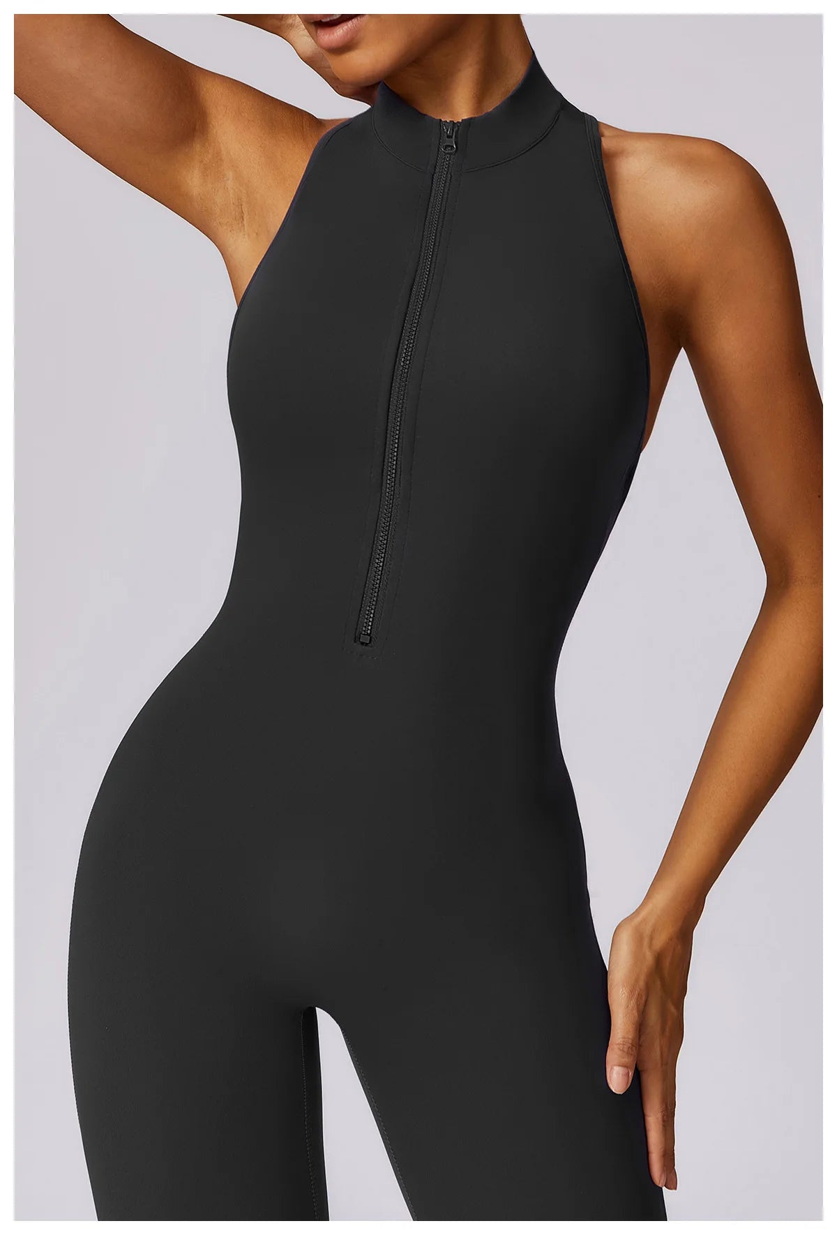 V-Back One-Piece Women’s Sports Jumpsuit