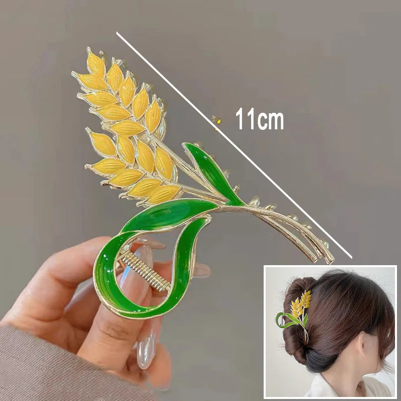 New Sweet Flower Durian Hair Claw Clip