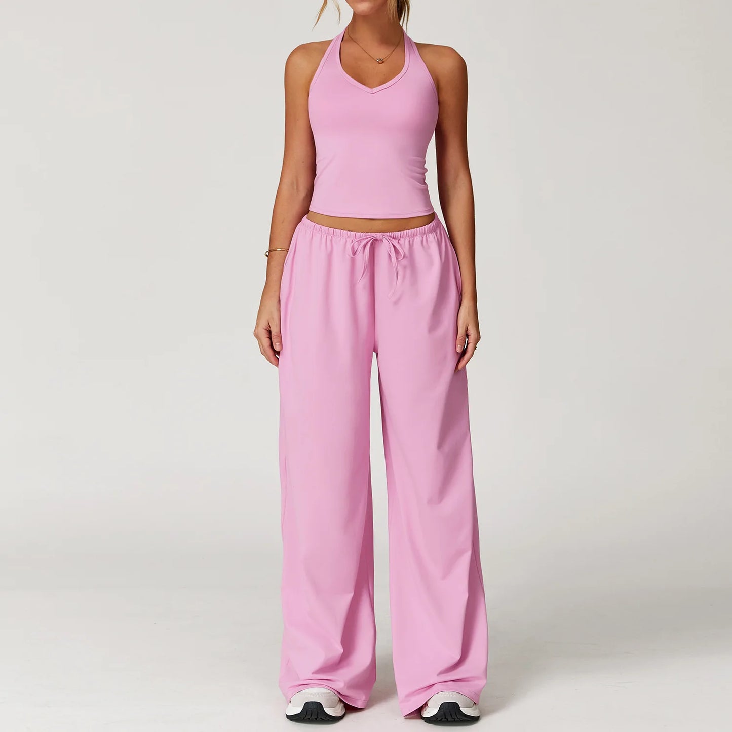 Women Yoga 2/3 Pieces Set Quick-Dry Beauty Back Strap Sports Set