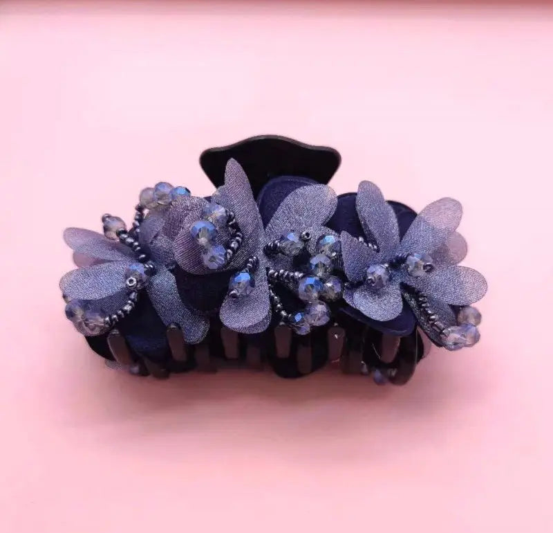 Women Hair Flowers  Claw Clips