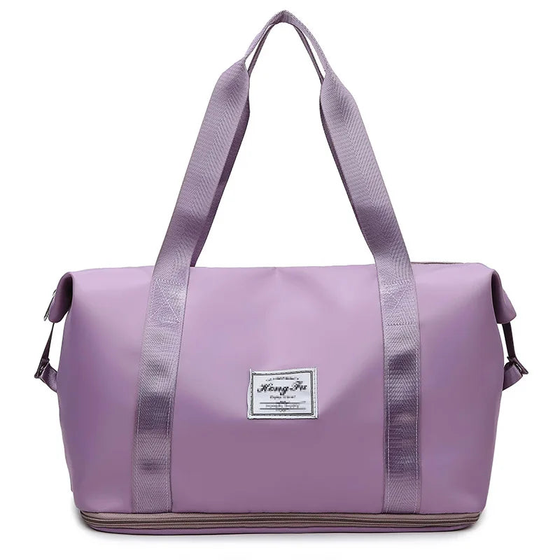 Travel Duffle Bag Nylon Waterproof Sports Gym Tote Bags for Women