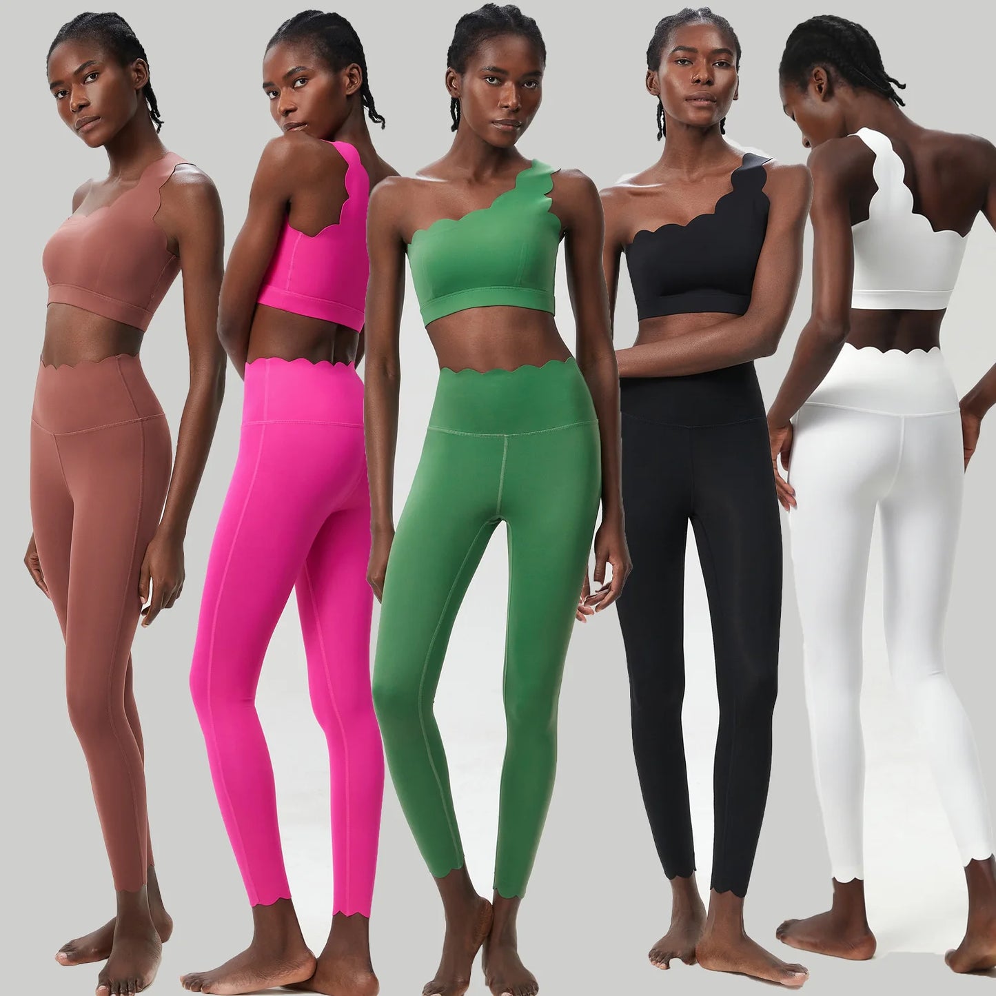 Soft Running Gym Suit Breathable Quick Dry Sportswear Female Strwetchy Workout Clothes