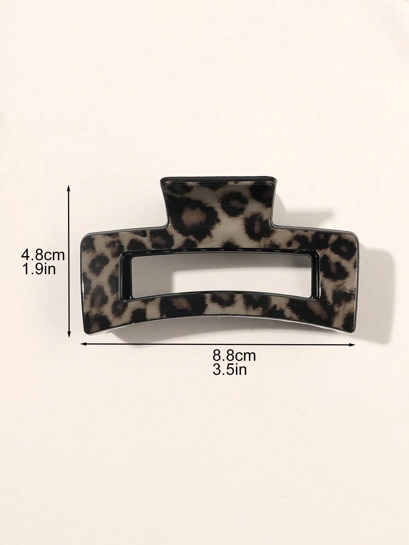 4Pcs Leopard Hair Claw Clips for Women Girls