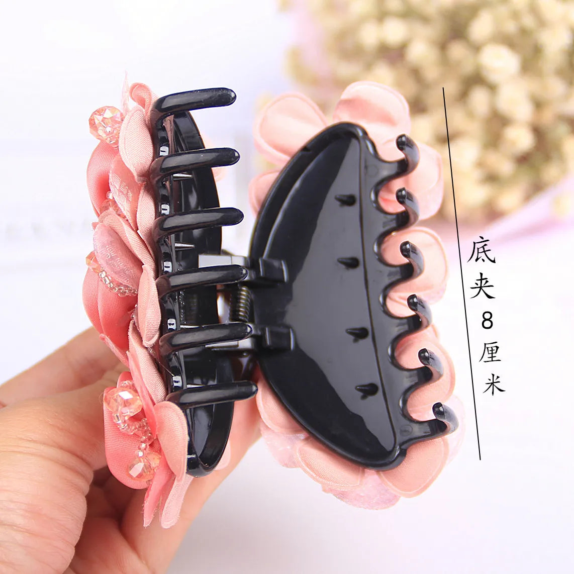 Women Hair Flowers  Claw Clips