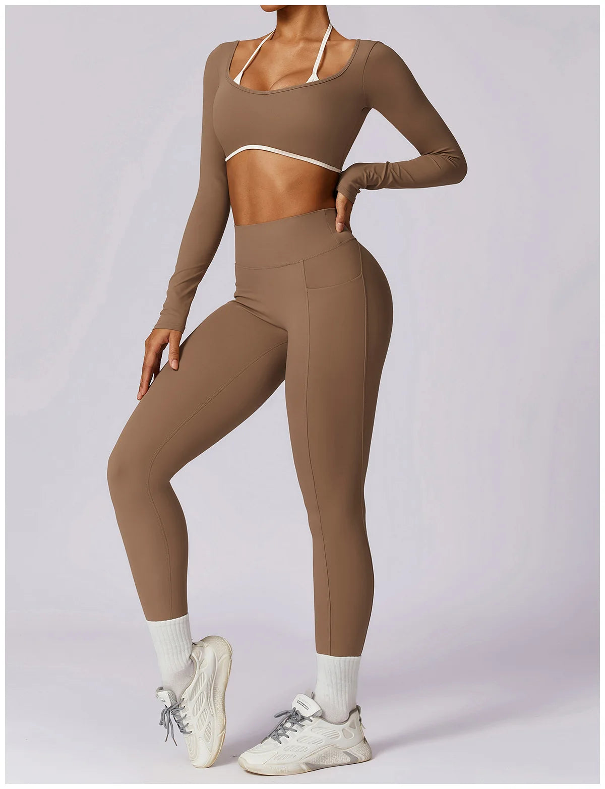 Yoga Set 2PCS Women Sportswear Push Up Workout Clothes