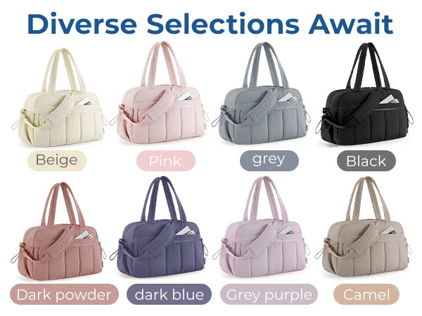 Travel Duffel Bag Gym Bag for Women with Wet Pocket Carry