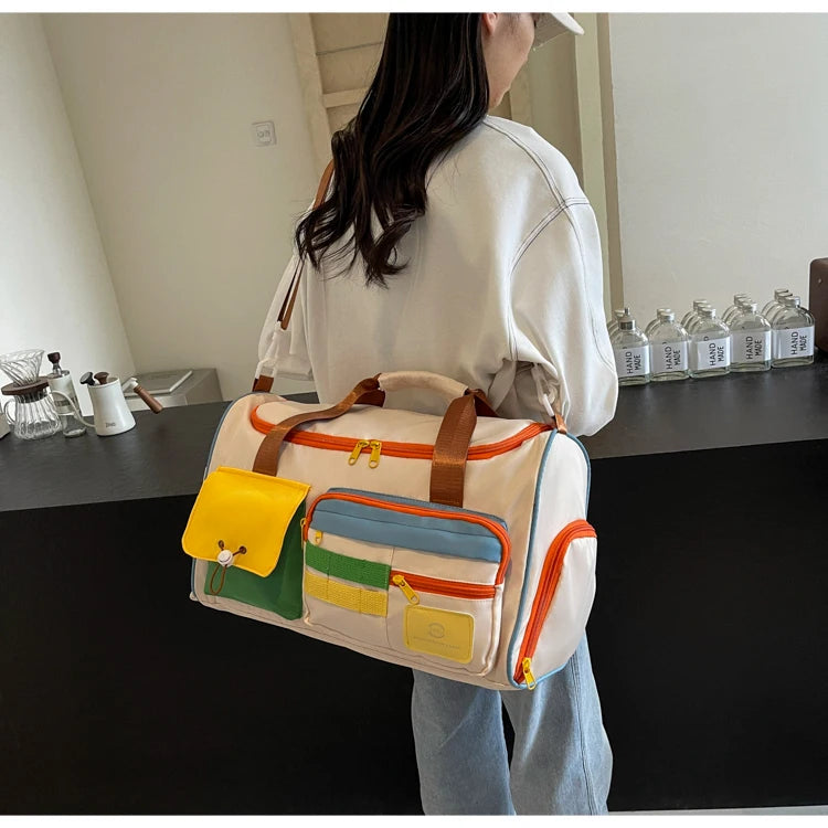 Travel Bag, Duffel Bag Cosmetics Bag, Professional Fitness Bag for Women