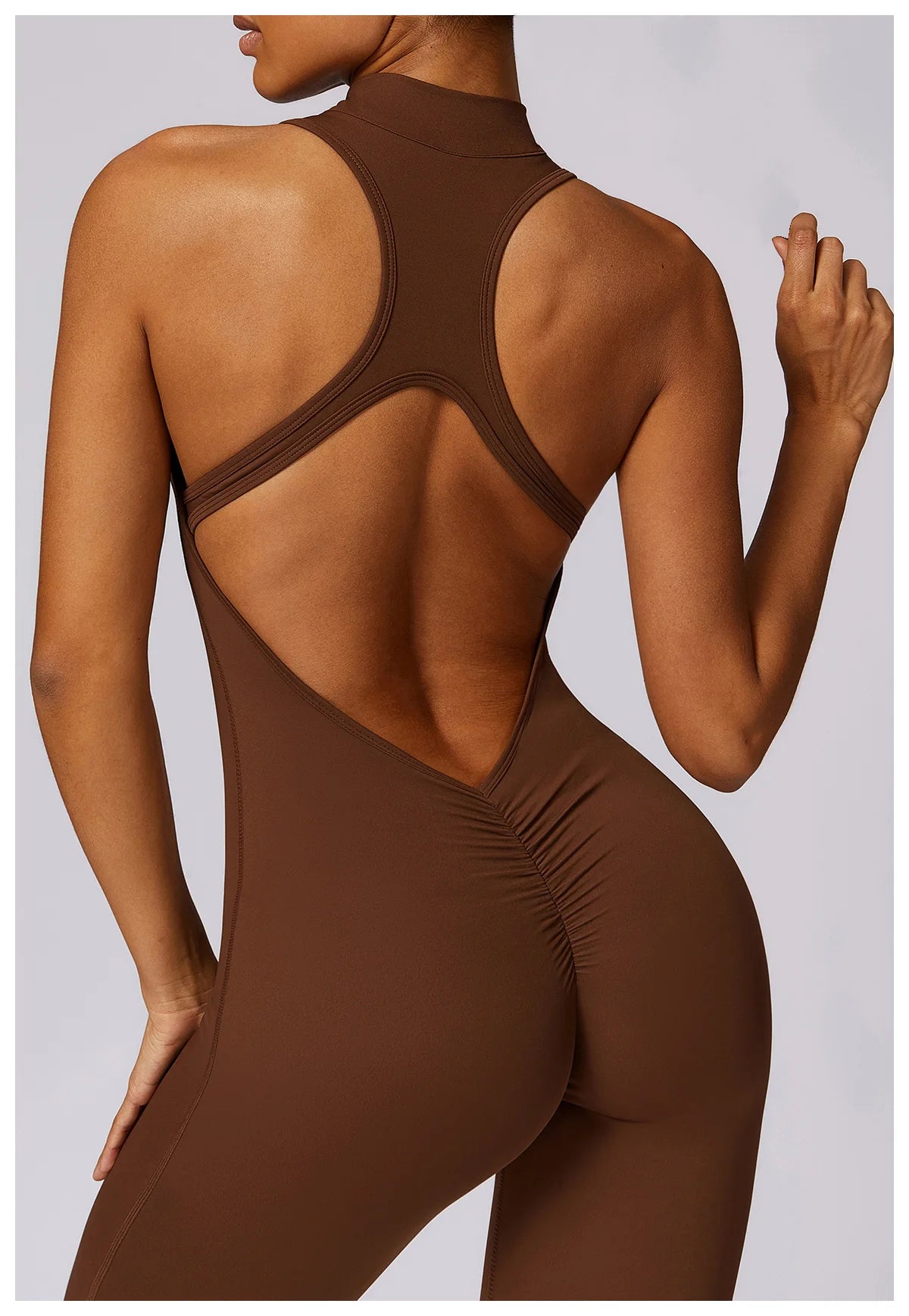 V-Back One-Piece Women’s Sports Jumpsuit