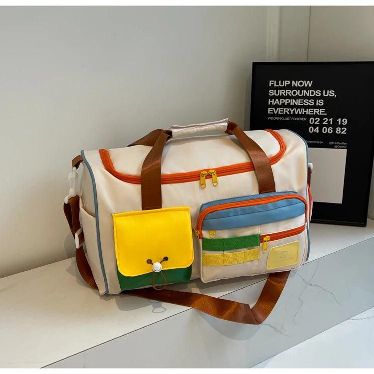 Travel Bag, Duffel Bag Cosmetics Bag, Professional Fitness Bag for Women