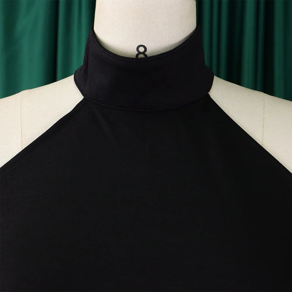 Elegant Tow Piece Set Women Outfit Backless Top