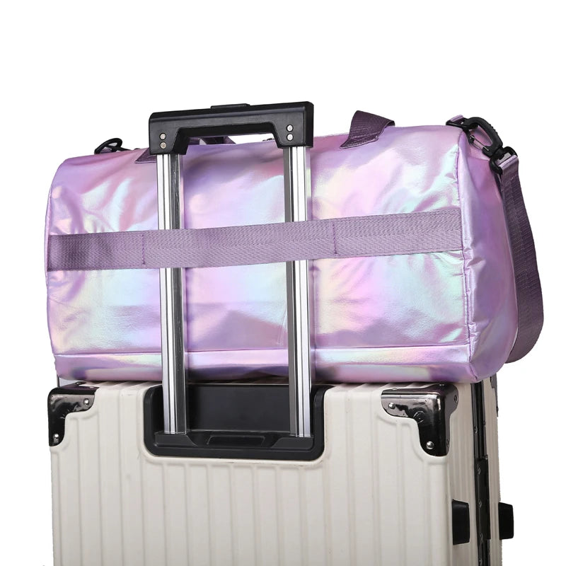 Large Capacity Women’s Nylon Travel Duffel Bag