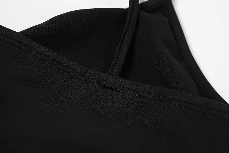 Sexy Spaghetti Strap Backless Bodycon Dress