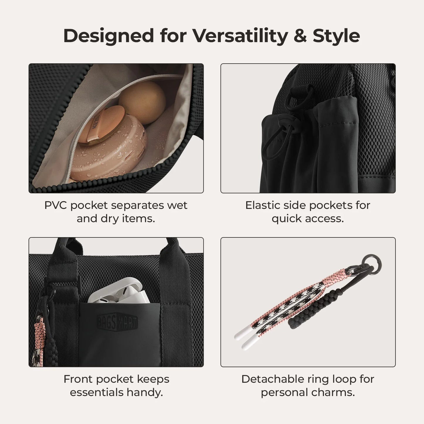 Boston Bag for Women Mini Duffel Shoulder Crossbody Bag Waterproof