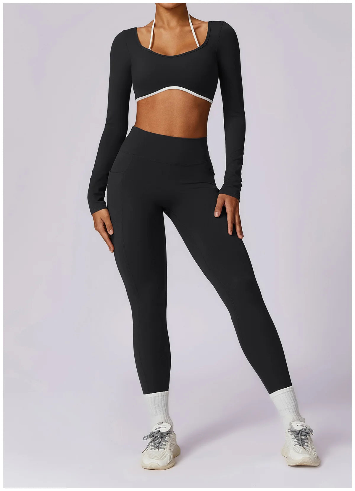 Yoga Set 2PCS Women Sportswear Push Up Workout Clothes