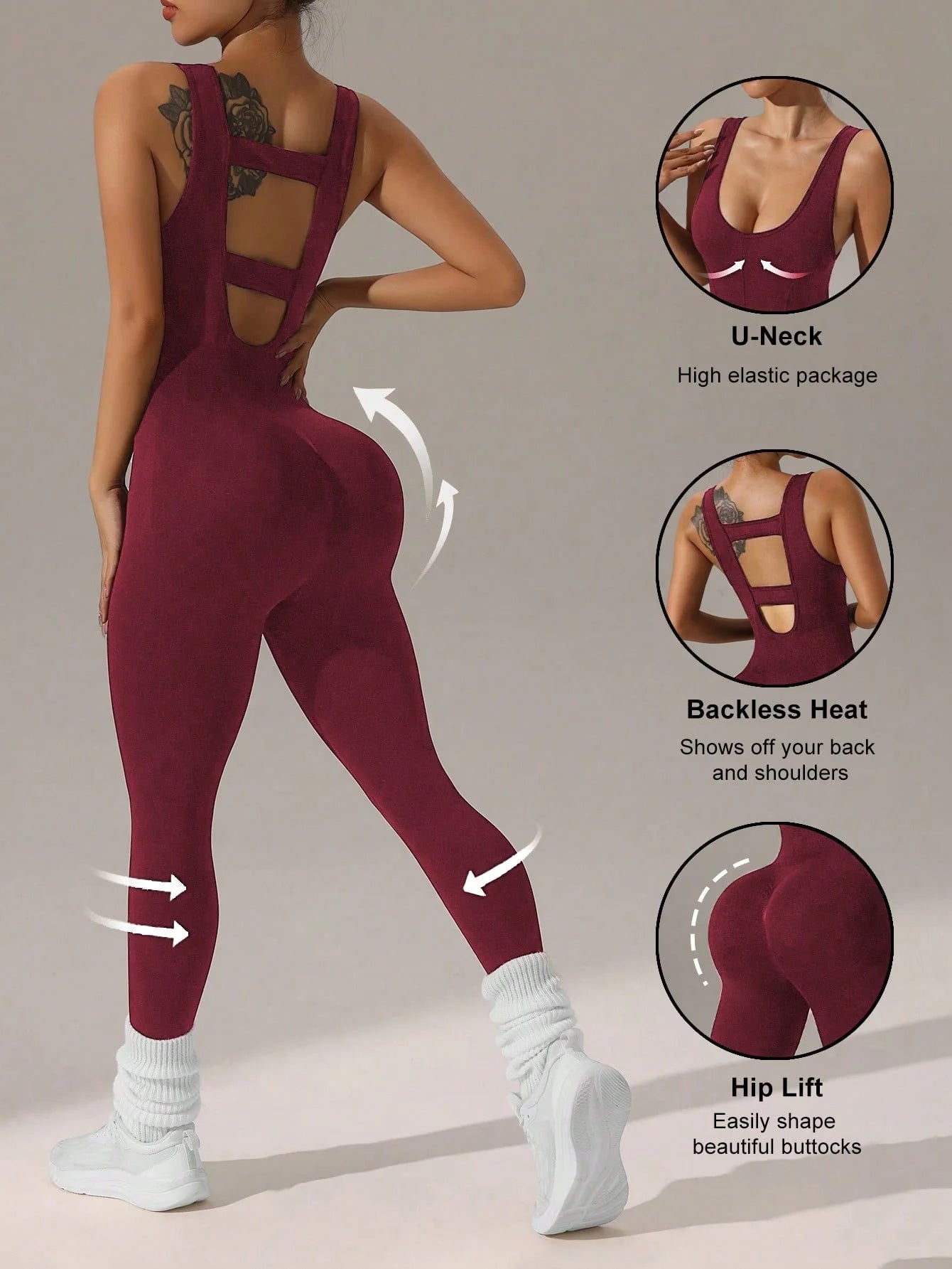 4 colors available Women's vest trousers jumpsuits