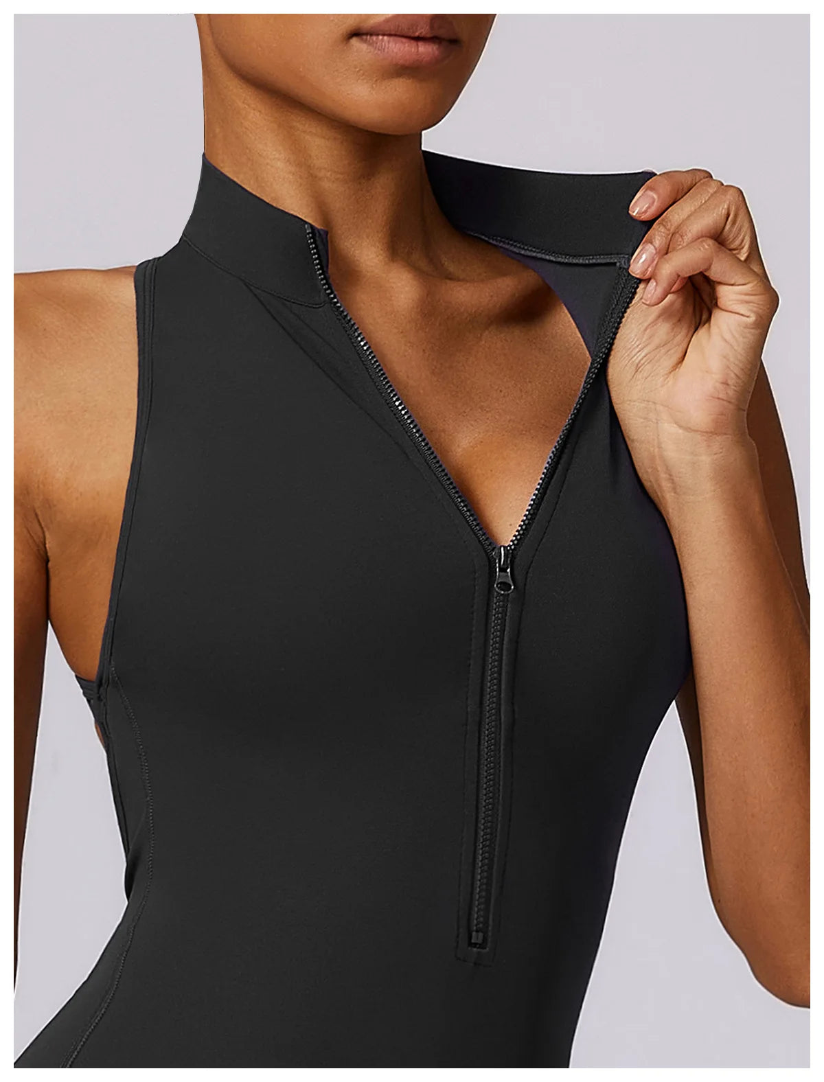 V-Back One-Piece Women’s Sports Jumpsuit