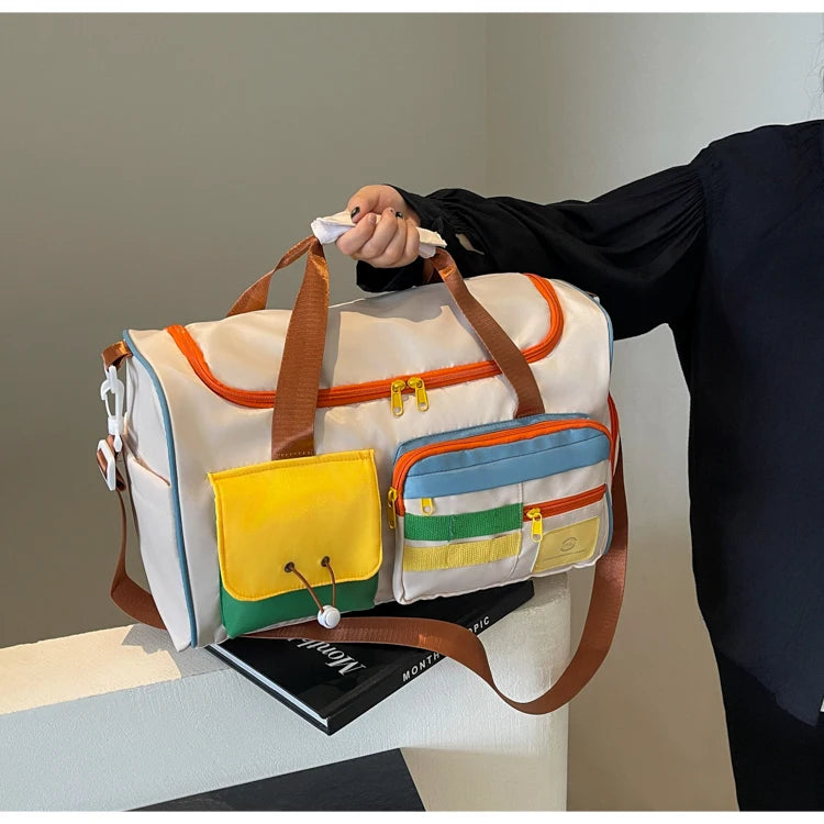 Travel Bag, Duffel Bag Cosmetics Bag, Professional Fitness Bag for Women