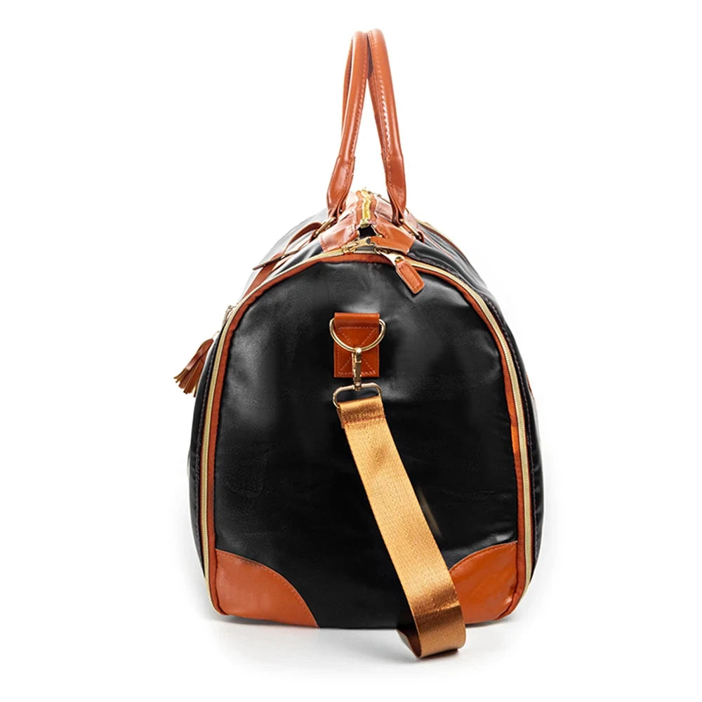 Foldable Suitbag Waterproof Clothes Totes Large Capacity Travel Duffle Bags Women