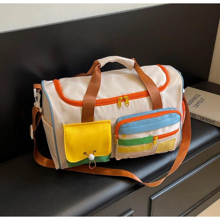 Travel Bag, Duffel Bag Cosmetics Bag, Professional Fitness Bag for Women